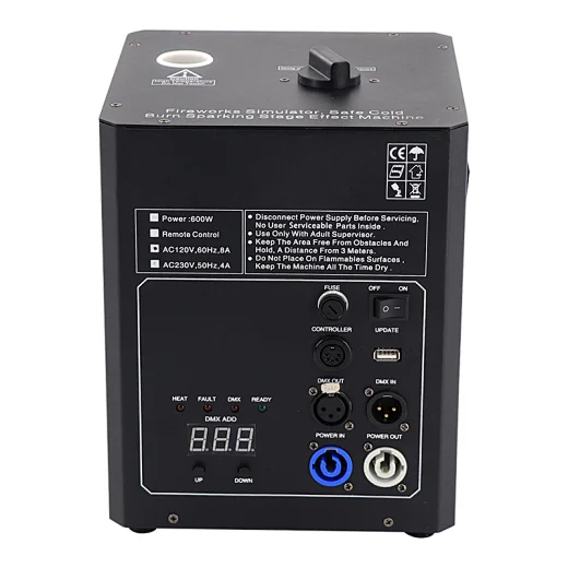 Indoor 600w Up Spark Electronic Sparkular Machine
